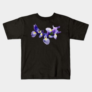 Irises - Group of Japanese Irises Kids T-Shirt